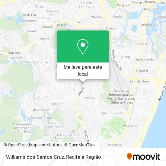 Williams dos Santos Cruz mapa
