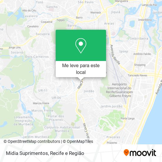 Midia Suprimentos mapa