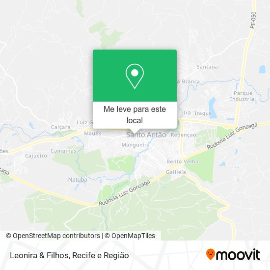 Leonira & Filhos mapa