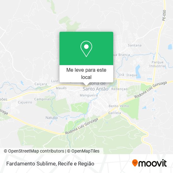 Fardamento Sublime mapa