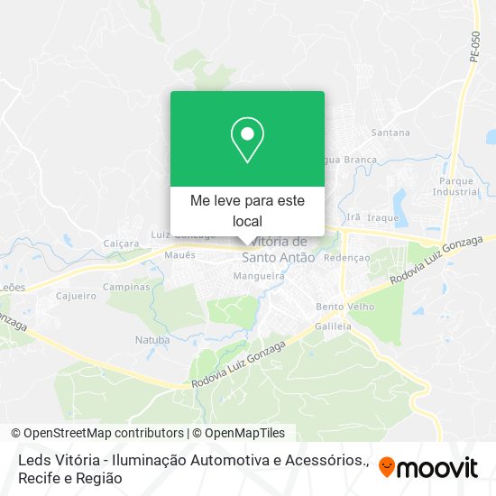 Leds Vitória - Iluminação Automotiva e Acessórios. mapa