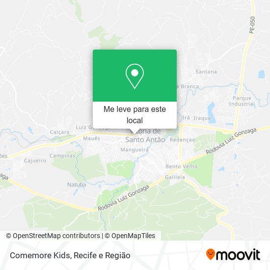 Comemore Kids mapa