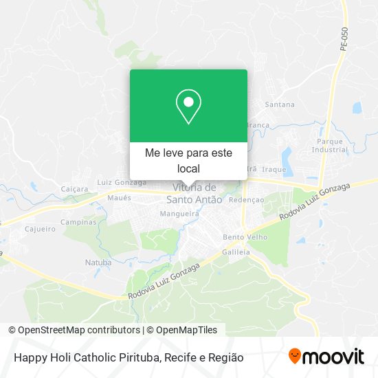 Happy Holi Catholic Pirituba mapa