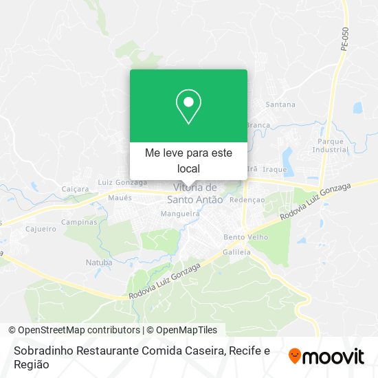 Sobradinho Restaurante Comida Caseira mapa