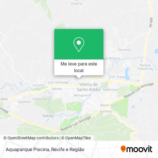 Aquaparque Piscina mapa