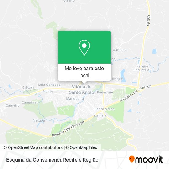 Esquina da Convenienci mapa