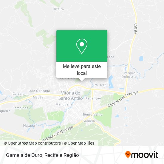 Gamela de Ouro mapa