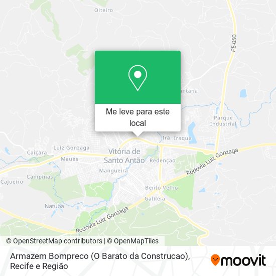 Armazem Bompreco (O Barato da Construcao) mapa