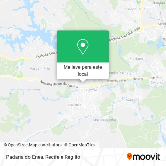Padaria do Enea mapa