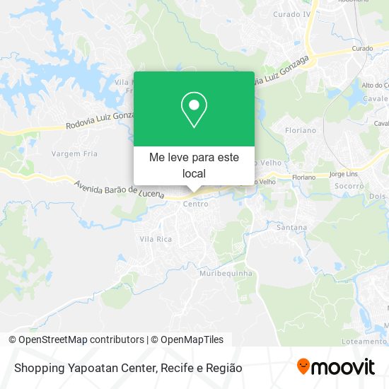 Shopping Yapoatan Center mapa