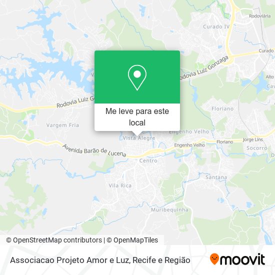 Associacao Projeto Amor e Luz mapa