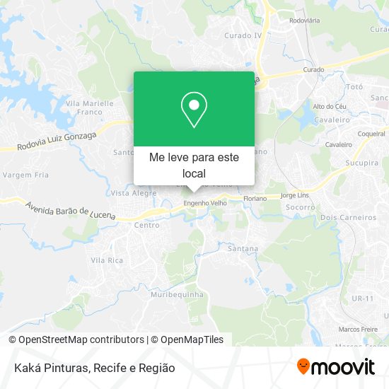 Kaká Pinturas mapa