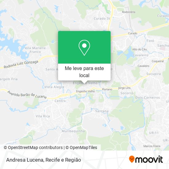 Andresa Lucena mapa