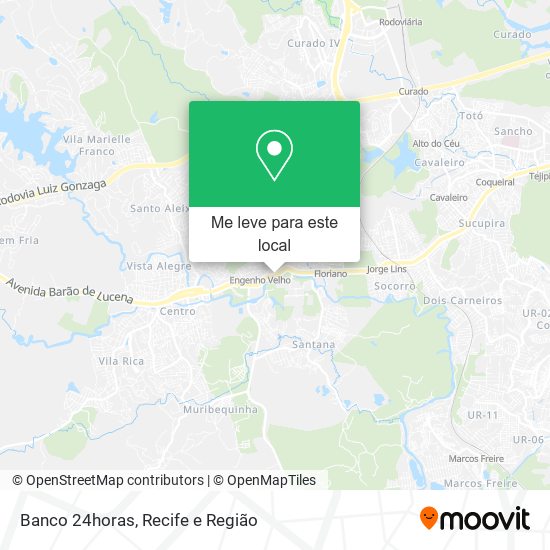 Banco 24horas mapa