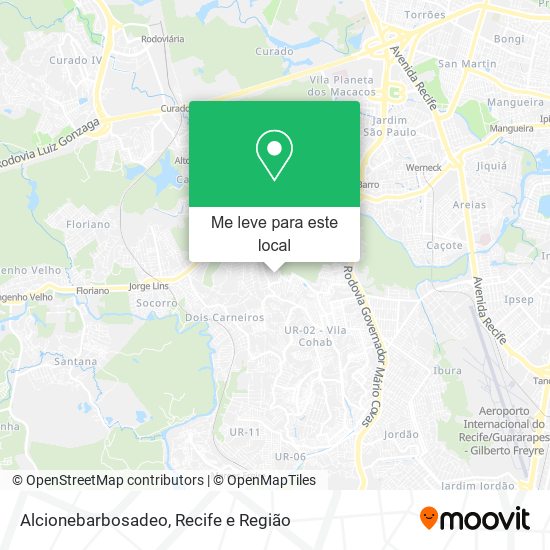 Alcionebarbosadeo mapa