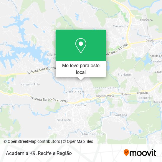 Academia K9 mapa