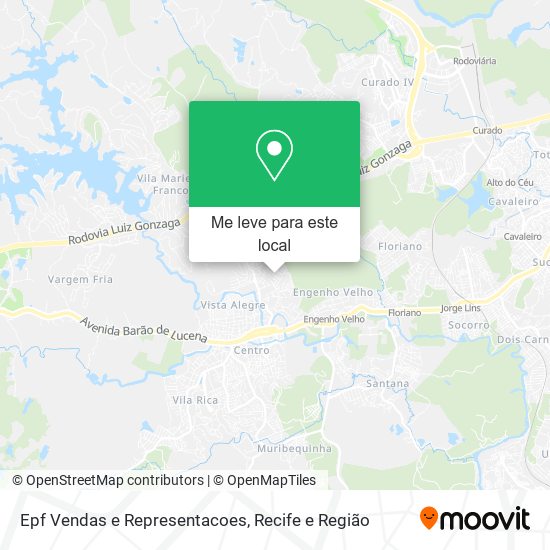Epf Vendas e Representacoes mapa