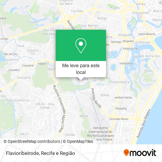 Flavioribeirode mapa