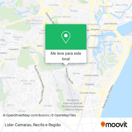 Lider Camarao mapa