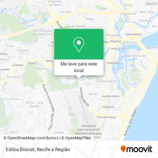 Edilza Biscuit mapa