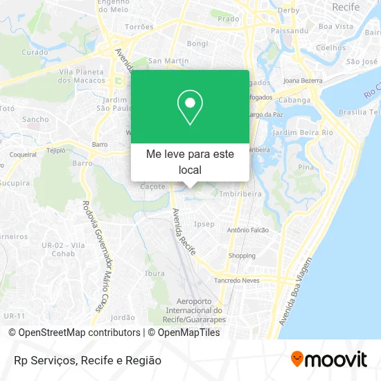 Rp Serviços mapa