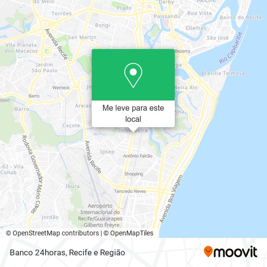 Banco 24horas mapa