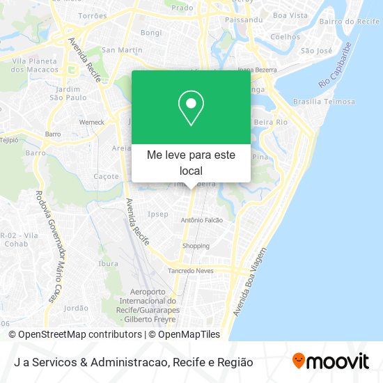 J a Servicos & Administracao mapa