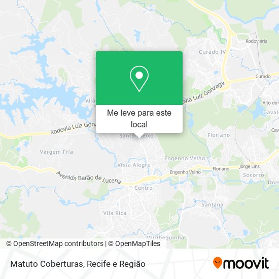 Matuto Coberturas mapa