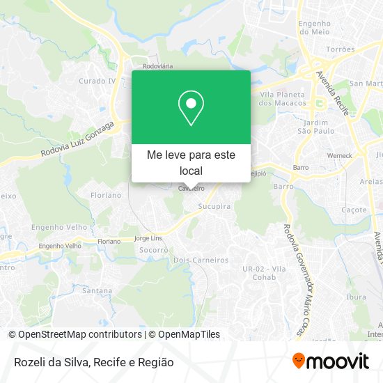 Rozeli da Silva mapa