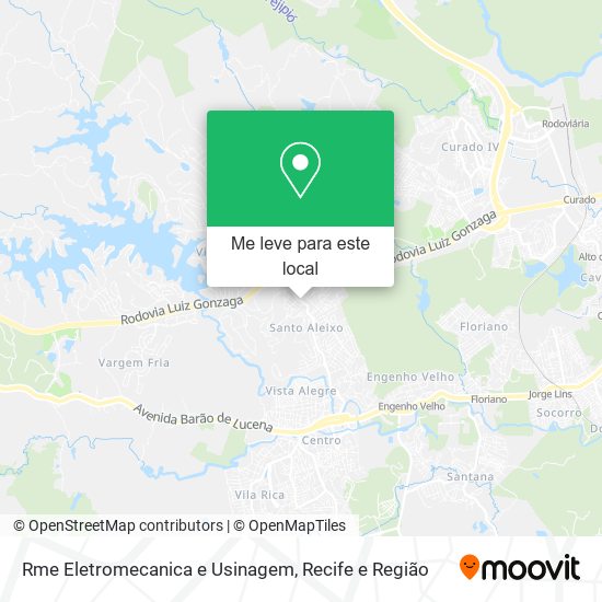 Rme Eletromecanica e Usinagem mapa