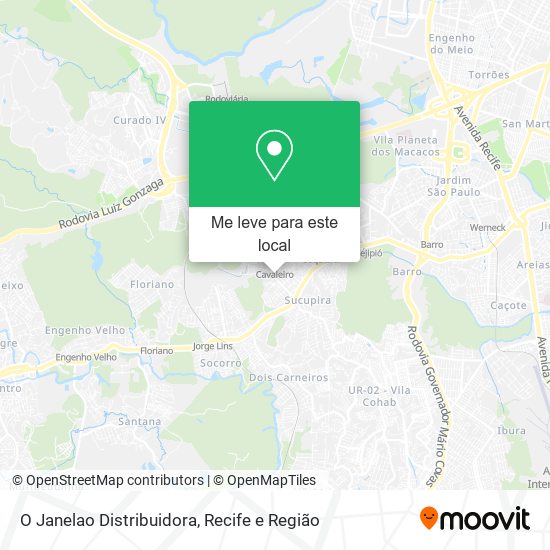 O Janelao Distribuidora mapa
