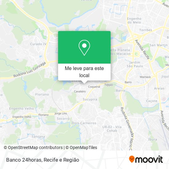Banco 24horas mapa
