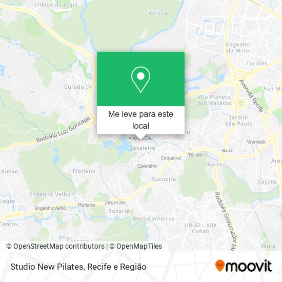 Studio New Pilates mapa