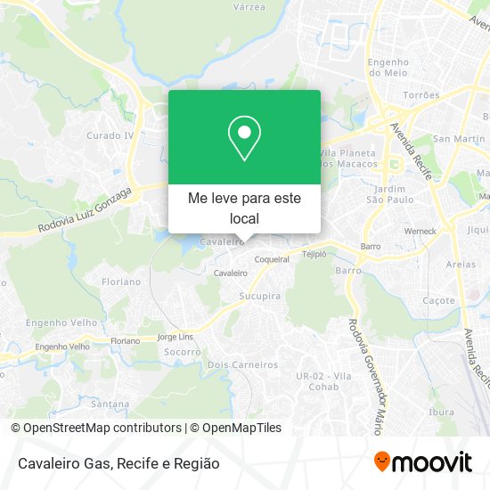 Cavaleiro Gas mapa