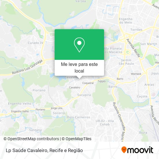 Lp Saúde Cavaleiro mapa