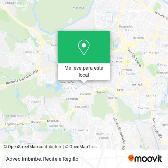 Advec Imbiribe mapa