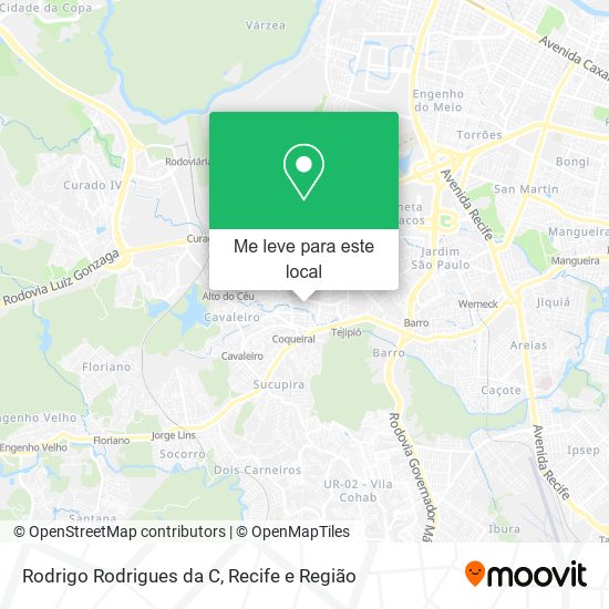 Rodrigo Rodrigues da C mapa