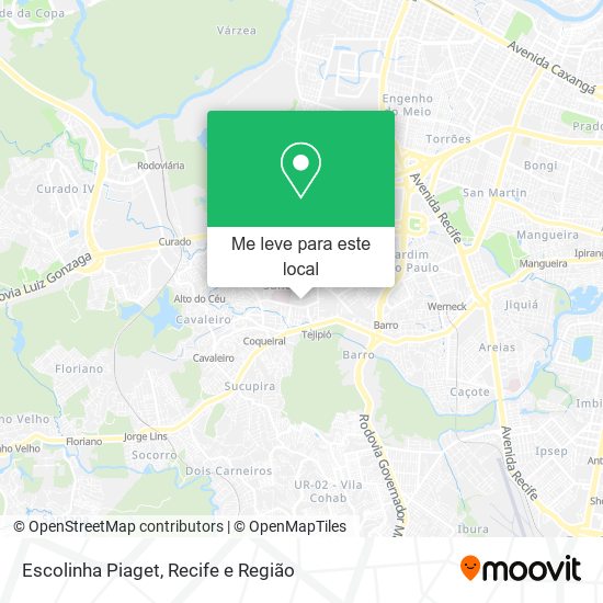 Escolinha Piaget mapa