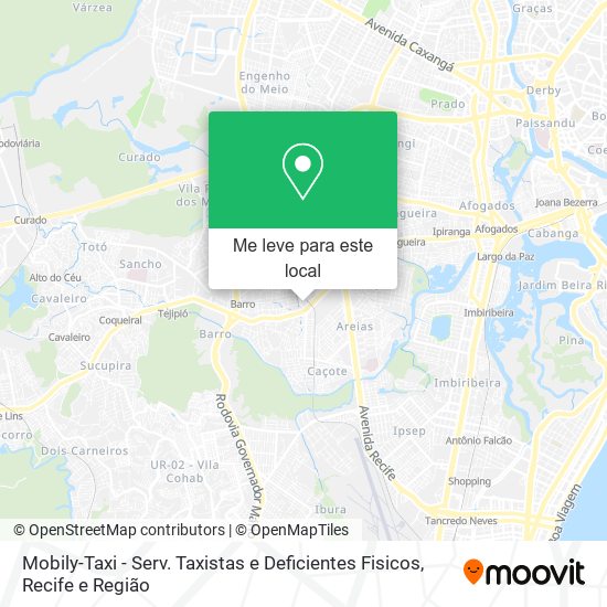 Mobily-Taxi - Serv. Taxistas e Deficientes Fisicos mapa