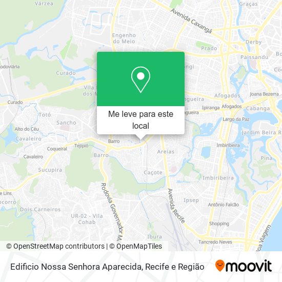 Edificio Nossa Senhora Aparecida mapa