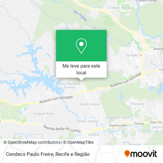 Cendecs Paulo Freire mapa
