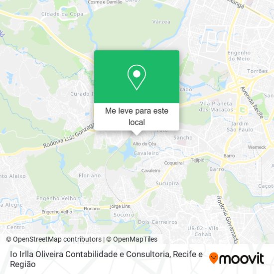 Io Irlla Oliveira Contabilidade e Consultoria mapa