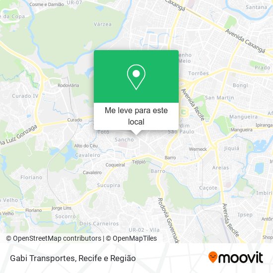 Gabi Transportes mapa