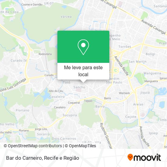 Bar do Carneiro mapa