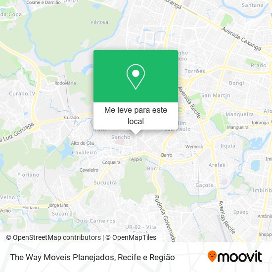 The Way Moveis Planejados mapa