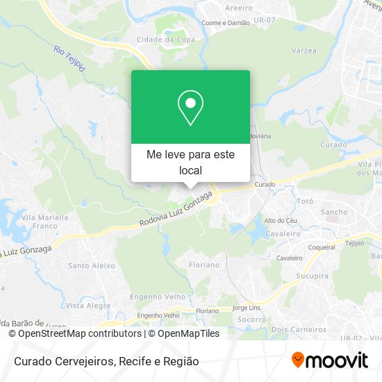 Curado Cervejeiros mapa