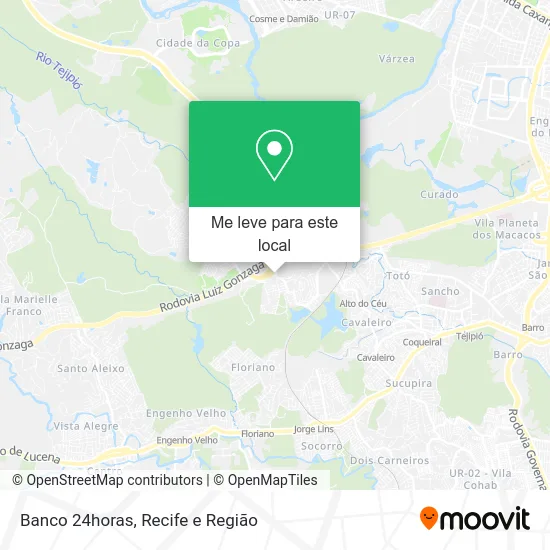 Banco 24horas mapa