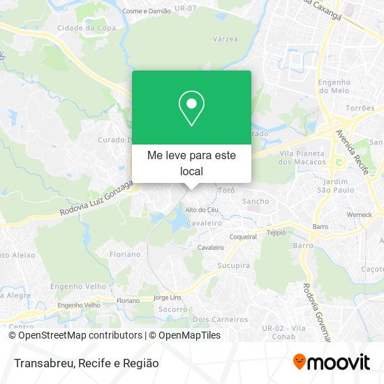 Transabreu mapa