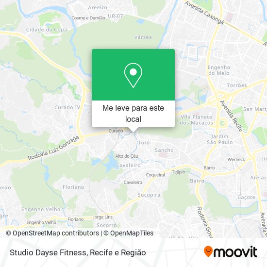 Studio Dayse Fitness mapa