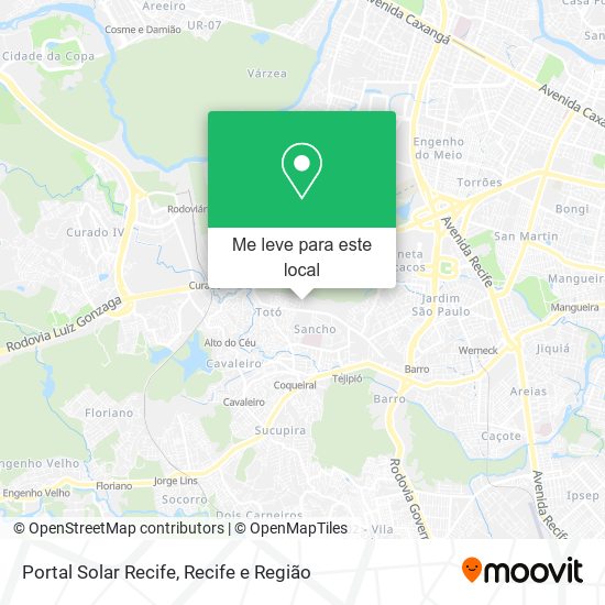 Portal Solar Recife mapa